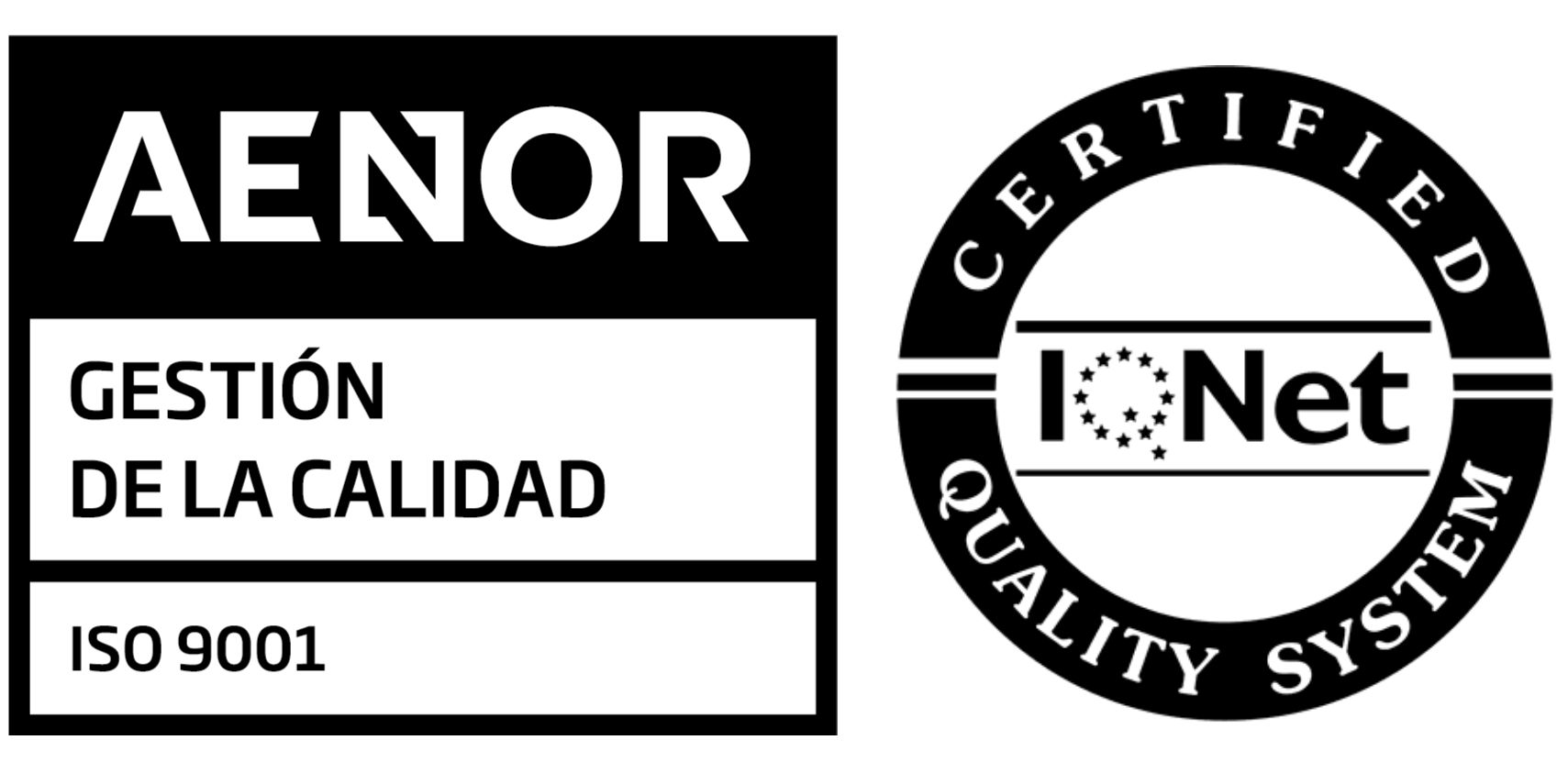 Construcciones Sucesores de Pavón está certificada mediante Aenor con la ISO ER-0355/2004 e ISO 9001/2000